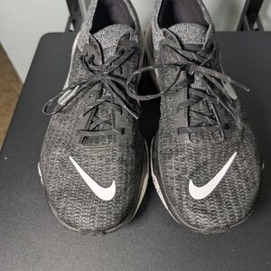 Nike Black and White Knit Training Shoes